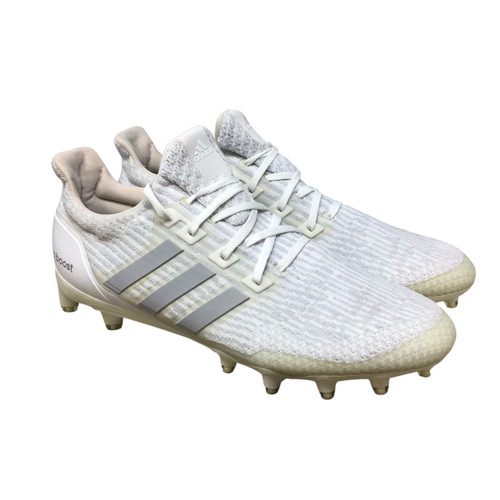Vist Large View of Product Image Which is Used Adidas ULTRA BOOST Adult FB Cleats White Senior 11.5