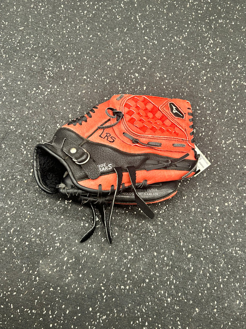 Vist Large View of Product Image Which is Used Mizuno GPP1050Y1D BB/SB Glove RH Throw Red 10 1/2"