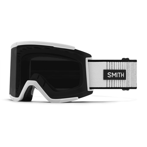 Vist Large View of Product Image Which is New Smith Squad XL 2026 Snow Goggles- White Fade Out/ChromaPop Sun Black Lens