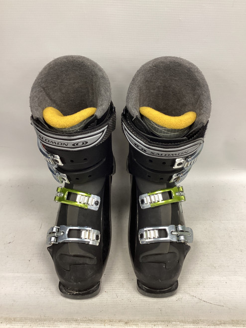 Vist Large View of Product Image Which is Used Salomon XWAVE Mens DH Ski Boot Black 255 MP - M07.5 - W08.5