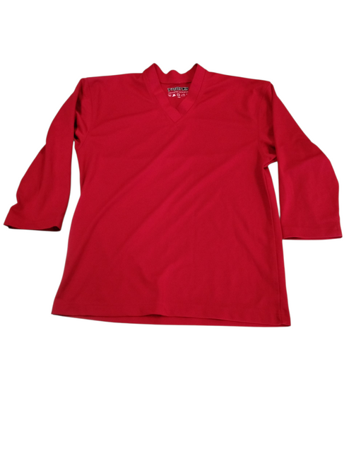 Vist Large View of Product Image Which is Used Tron Hockey Practice Jersey Red SM