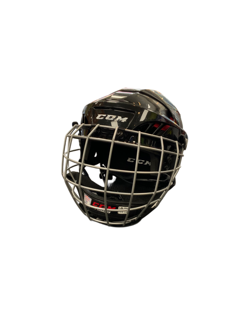 Vist Large View of Product Image Which is Used CCM 50 S Helmet Cage Combo Black SM