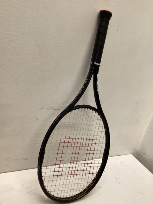 Vist Large View of Product Image Which is Used Wilson PRO STAFF Junior Tennis Racquet Black 26"