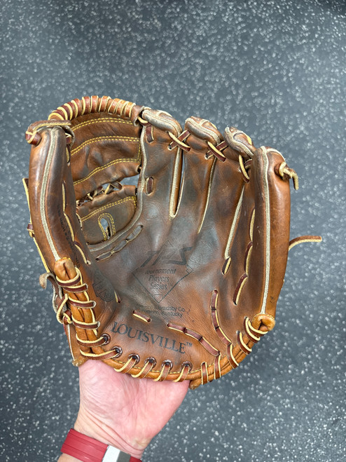 Vist Large View of Product Image Which is Used Louisville Slugger GTPS15 BB/SB Glove RH Throw Brown 11 1/4"