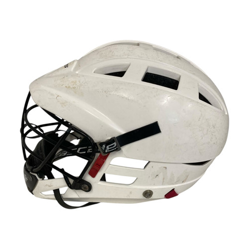 Vist Large View of Product Image Which is Used Cascade CS Lacrosse Helmet White One Size