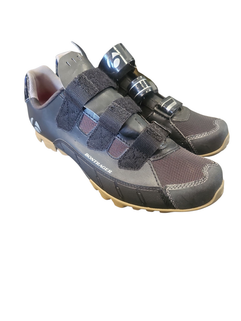 Vist Large View of Product Image Which is Used Bontrager Bike Shoes Adult Black Senior 12