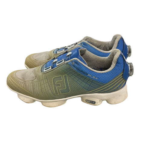 Vist Large View of Product Image Which is Used Foot Joy HYPERFLEX 2 BOA Mens Golf Shoes Royal Blue Senior 9.5