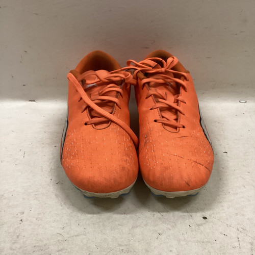 Vist Large View of Product Image Which is Used Puma Soccer Cleats Orange Junior 04