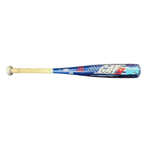 Vist Large View of Product Image Which is Used Marucci CAT 9 AMERICAN FLAG BB/SB USSSA 2 3/4 Bat 25"