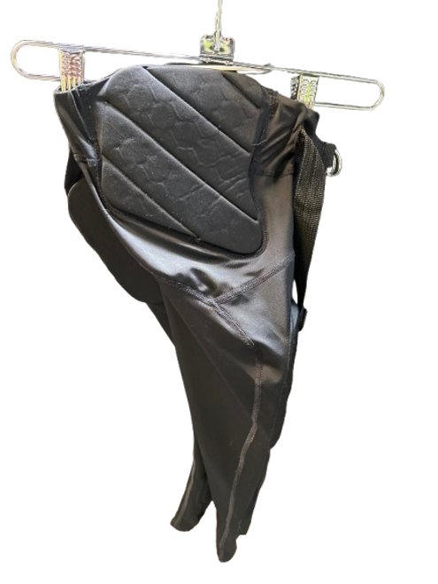 Vist Large View of Product Image Which is Used Under Armour Youth FB Integrated Pants Black SM
