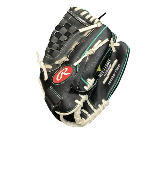 Vist Large View of Product Image Which is Used Rawlings FASTPITCH SOFTBALL WFP115MT RH Throw Fastpitch Gloves Black 11 1/2"