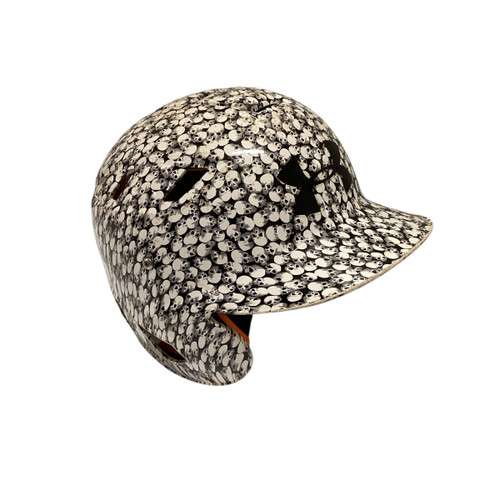 Vist Large View of Product Image Which is Used Under Armour SKULLS Batting Helmet No Mask SM