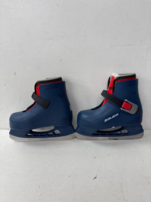 Vist Large View of Product Image Which is Used Bauer LIL CHAMP Youth Hockey Skate Youth 08.5