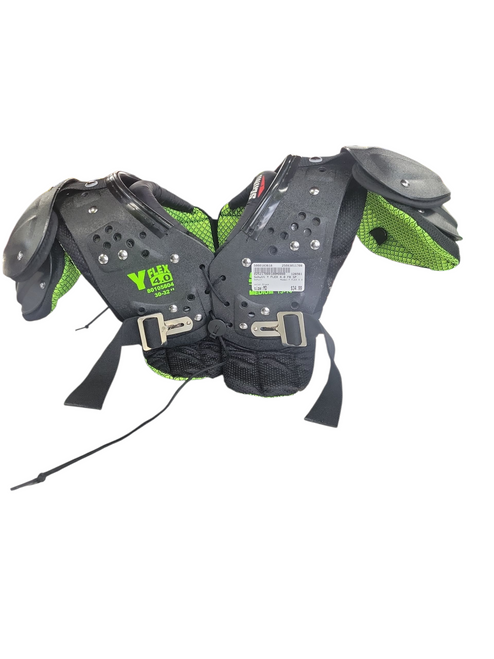 Vist Large View of Product Image Which is Used Schutt Y FLEX 4.0 FB Shoulder Pads Black MD