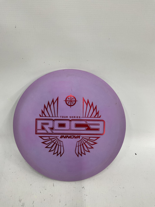 Vist Large View of Product Image Which is Used Innova ROC3 Disc Golf Mid Range Purple