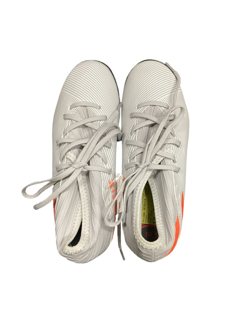 Vist Large View of Product Image Which is Used Adidas NEMESIS Soccer Cleats Grey Junior 03.5