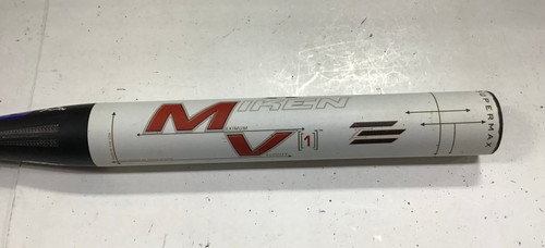 Vist Large View of Product Image Which is Used Miken MAXIMUM VELOCITY 1 BB/SB Slowpitch Bat 34"