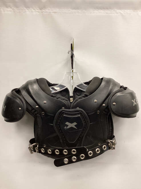 Vist Large View of Product Image Which is Used Xenith FLYTE FB Shoulder Pads Black SM