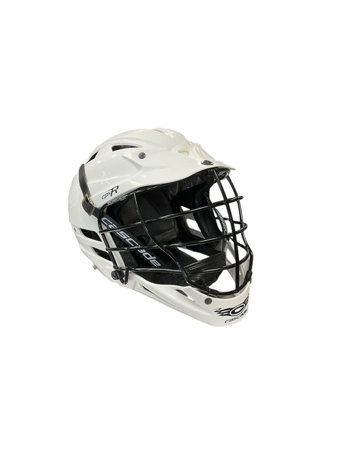 Vist Large View of Product Image Which is Used Cascade CASCADE CPX-R LAX HELMET Lacrosse Helmet White LG