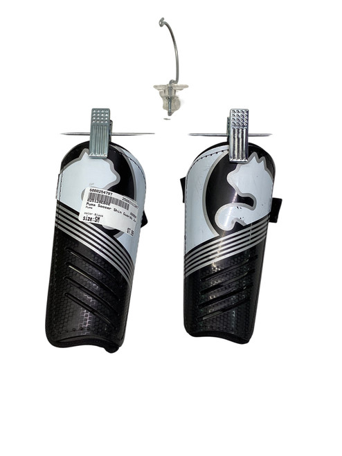 Vist Large View of Product Image Which is Used Puma Soccer Shin Guards Junior Black SM