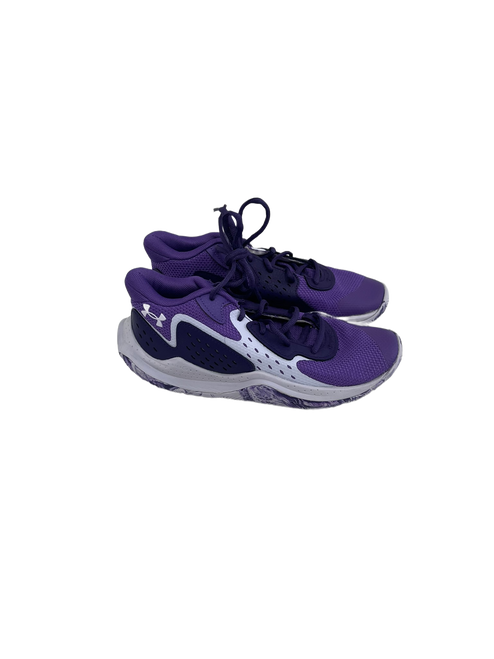 Vist Large View of Product Image Which is Used Under Armour Jet 23 Jr 5.5 Purple Basketball Shoes