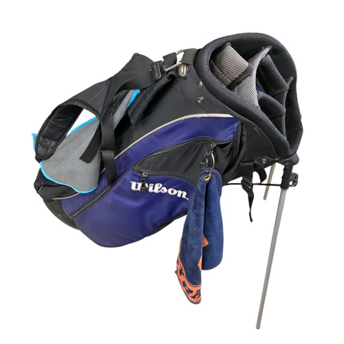 Vist Large View of Product Image Which is Used Wilson WILSON STAND BAG Mens Stand Bag Navy Blue