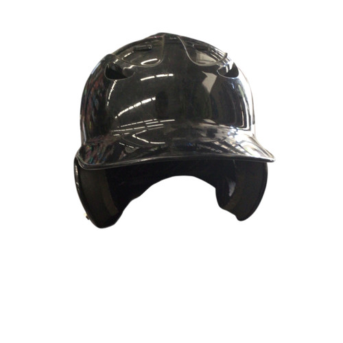 Vist Large View of Product Image Which is Used BASEBALL HELMET Batting Helmet No Mask Black MD