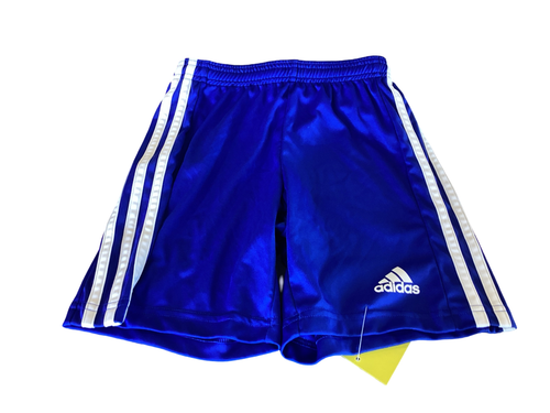 Vist Large View of Product Image Which is Used Adidas AEROREADY Soccer Shorts Yth Navy Blue SM