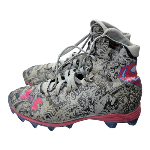 Vist Large View of Product Image Which is Used Under Armour Highlight Cleats Size 4