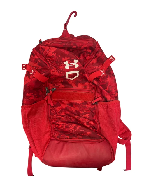 Vist Large View of Product Image Which is Used Under Armour BACKPACK BB/SB Player Backpack Red