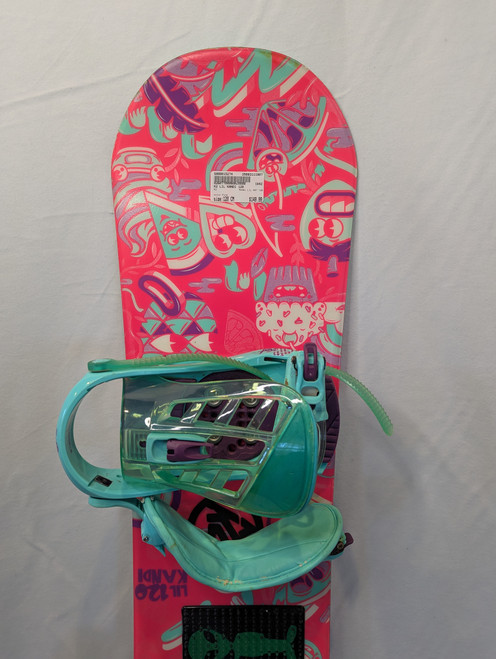 Vist Large View of Product Image Which is Used K2 LIL KAT 120 Girls Board/Binding Pink 120 cm