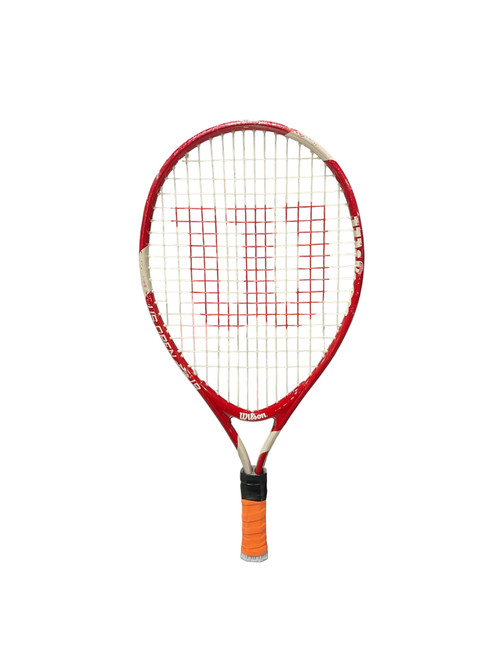 Vist Large View of Product Image Which is Used Wilson US OPEN 19 RACQUET Junior Tennis Racquet Red 19"
