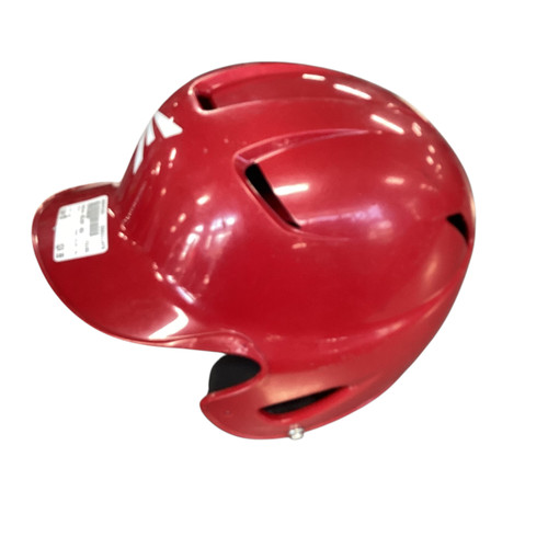 Vist Large View of Product Image Which is Used Easton HELMET RED Batting Helmet No Mask Red MD