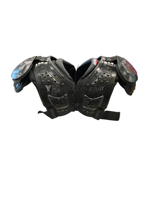 Vist Large View of Product Image Which is Used Schutt Y FLEX 5.2 FB Shoulder Pads Black XL