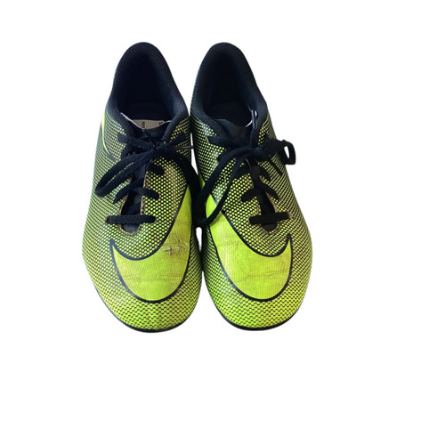 Vist Large View of Product Image Which is Used Nike Soccer Cleats Yellow Junior 05