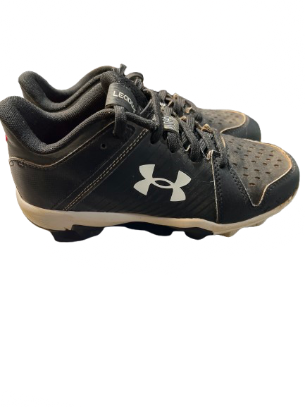 Vist Large View of Product Image Which is Used Under Armour LEADOFF JNR 1.5 BB/SB Cleats Black Junior 01.5