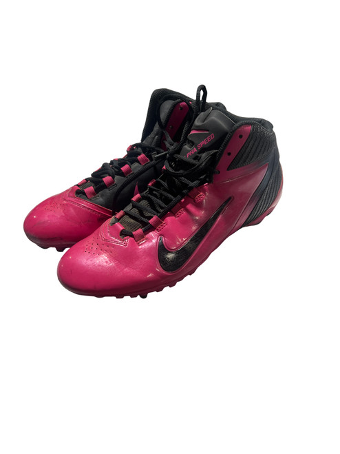 Vist Large View of Product Image Which is Used Nike Adult FB Cleats Pink Senior 12