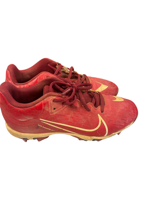 Vist Large View of Product Image Which is Used Nike TROUT BB/SB Cleats Red Senior 7