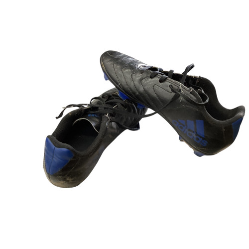 Vist Large View of Product Image Which is Used Adidas Soccer Cleats Black Junior 04.5
