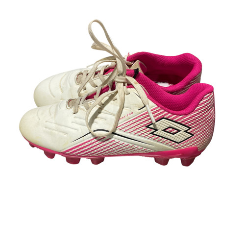 Vist Large View of Product Image Which is Used Lotto Soccer Cleats White Junior 01