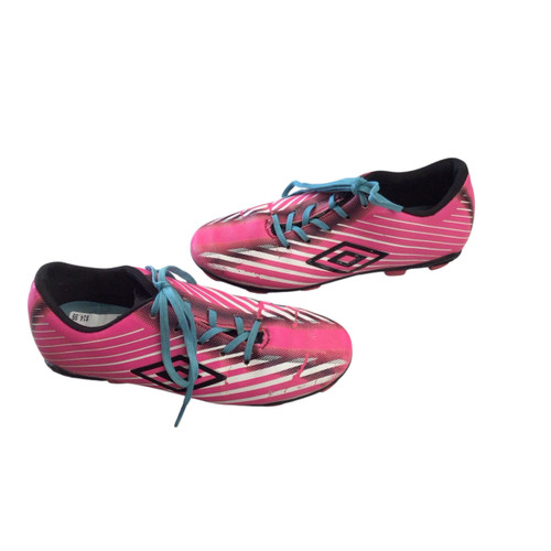 Vist Large View of Product Image Which is Used Umbro Soccer Cleats Pink Junior 03