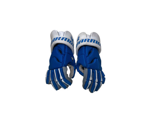 Vist Large View of Product Image Which is Used Warrior WARRIOR RABIL NEXT GLOVES Lacrosse Gloves Junior Royal Blue SM