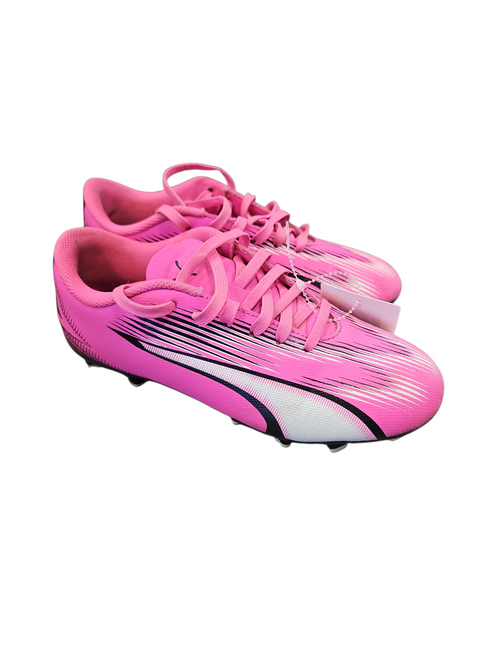 Vist Large View of Product Image Which is Used Puma Soccer Cleats Pink Junior 03