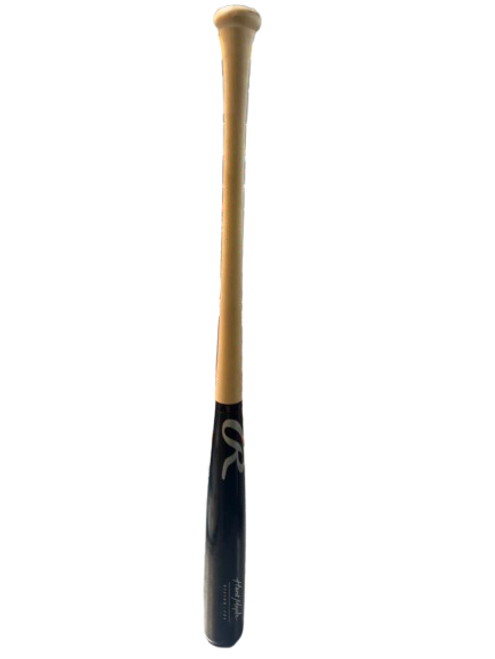 Vist Large View of Product Image Which is Used Rawlings RAWLINGS HARD MAPLE PRO 33 IN BB/SB Wood Bat 33"