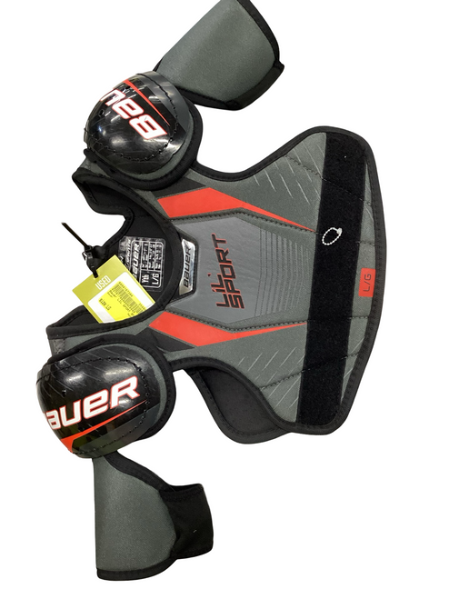 Vist Large View of Product Image Which is Used Bauer LIL SPORT Youth Shoulder Pads LG