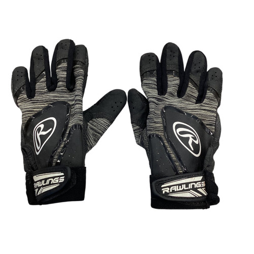 Vist Large View of Product Image Which is Used Rawlings BB/SB Batting Gloves Black XXS