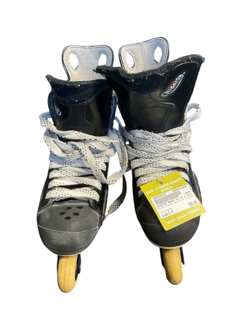 Vist Large View of Product Image Which is Used Mission MISSION PROTO SV SZ 8 INLINE SKATES Senior Aggressive Skates Black Senior 8