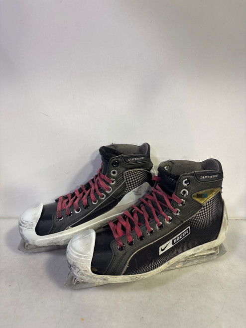 Vist Large View of Product Image Which is Used Bauer SUP ONE 55 Senior Goalie Skate Senior 8