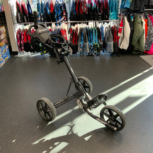 Vist Large View of Product Image Which is Used Clicgear MODEL 4 Golf Cart Black 3 Wheel