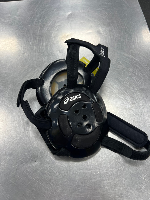 Vist Large View of Product Image Which is Used Asics Wrestling Headgear Black